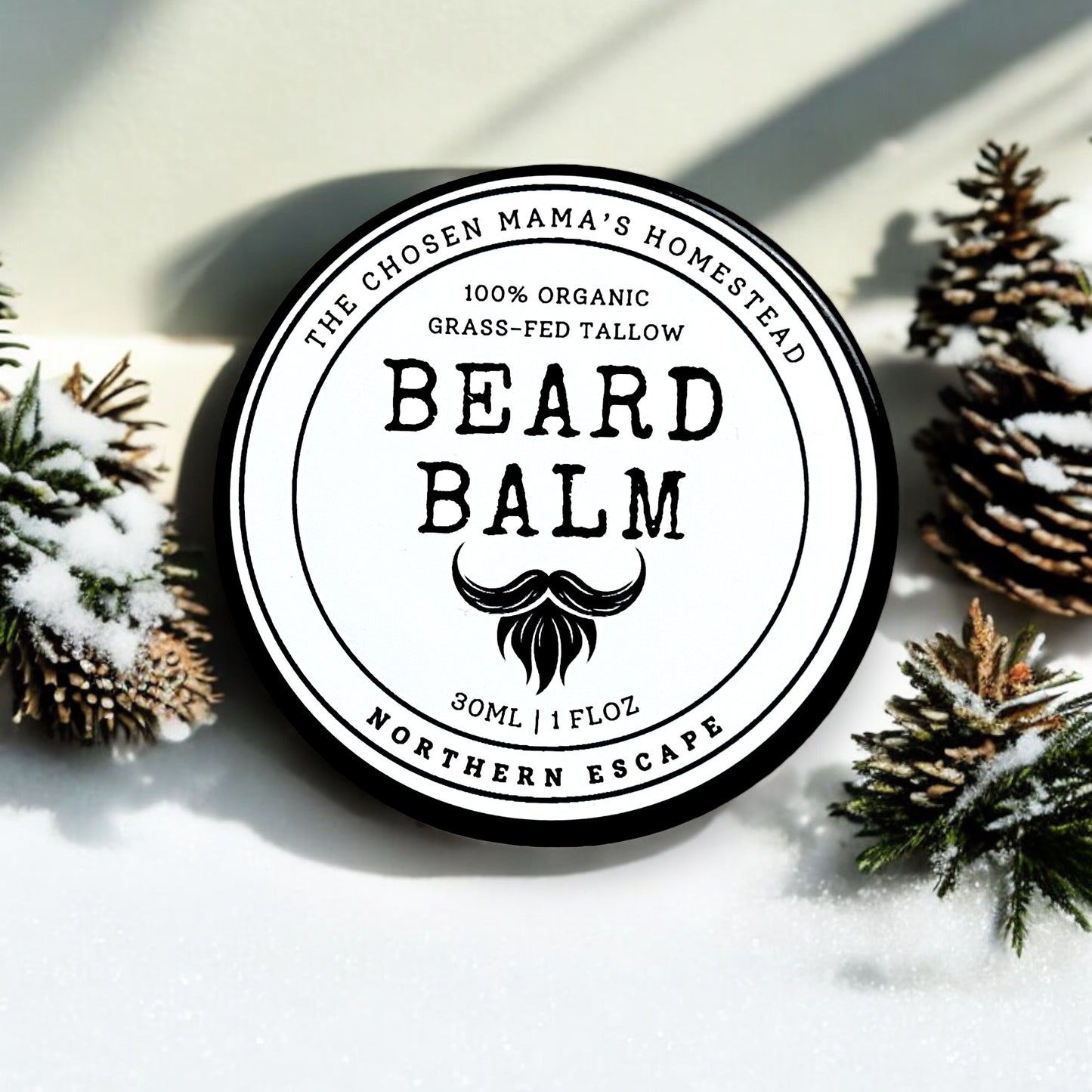 Northern Escape | Tallow Beard Balm (Calming Forest Blend)