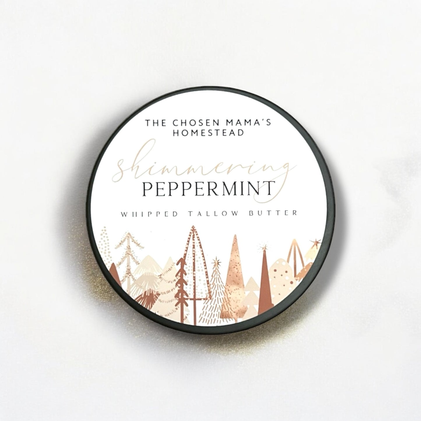 Shimmering Peppermint | Whipped Tallow Butter Invigorating & Energizing | Sweet Wintertime Blend