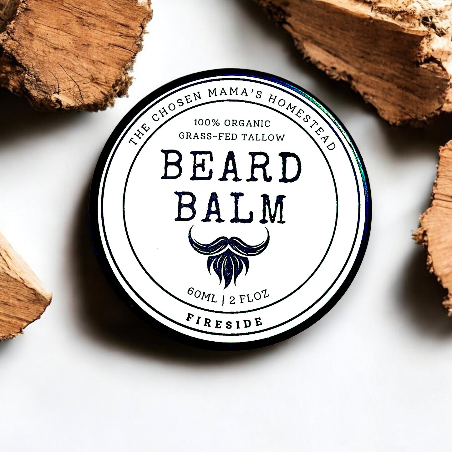 Fireside | Tallow Beard Balm (Sweet & Woodsy)
