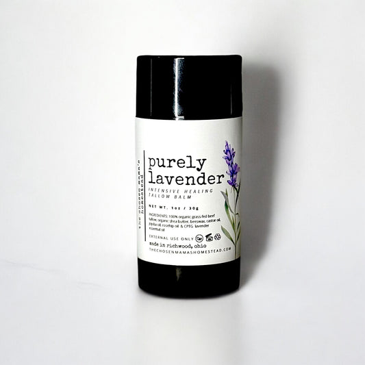 Purely Lavender | Tallow Balm Stick (Intense Healing Blend)