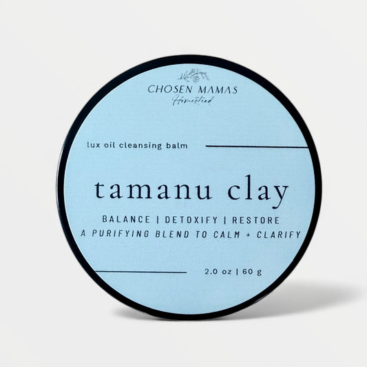 Tamanu Clay | Lux Oil Cleansing Balm | Oily + Acne Prone Skin