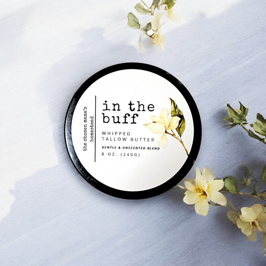 In the Buff Whipped Tallow Butter (Gentle & Unscented Blend)