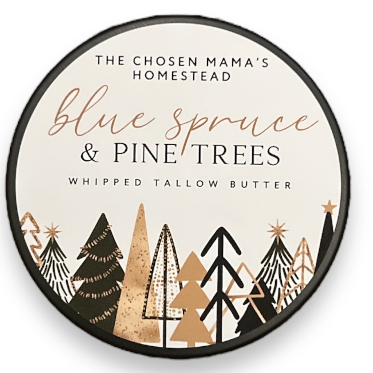 Blue Spruce & Pine Trees Whipped Tallow Butter (Calm & Peaceful | Evergreen Blend)