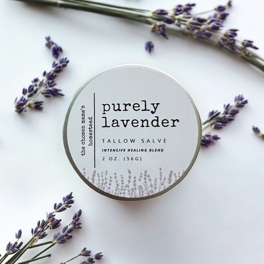Purely Lavender | Tallow Balm (Intense Healing Blend)